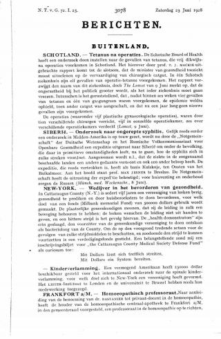 Eerste pagina van het artikel zoals het is gepubliceerd in het tijdschrift