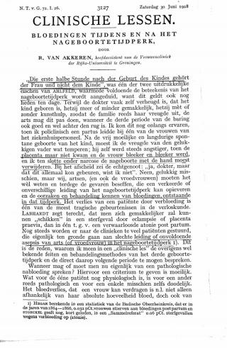 Eerste pagina van het artikel zoals het is gepubliceerd in het tijdschrift