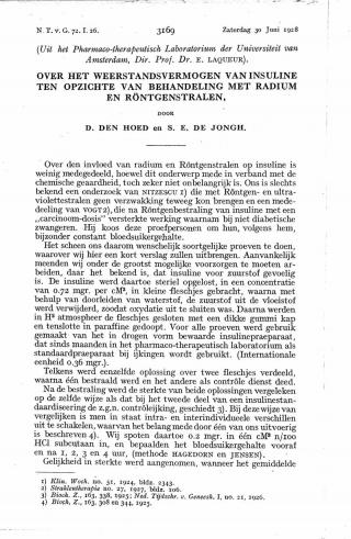 Eerste pagina van het artikel zoals het is gepubliceerd in het tijdschrift