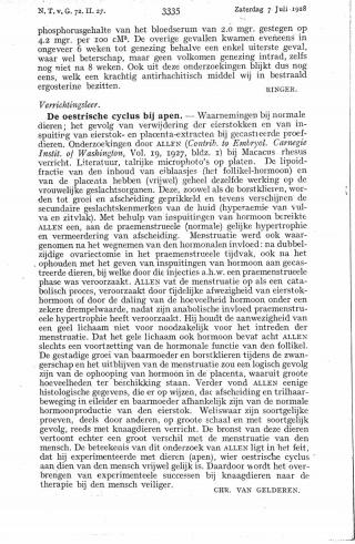 Eerste pagina van het artikel zoals het is gepubliceerd in het tijdschrift