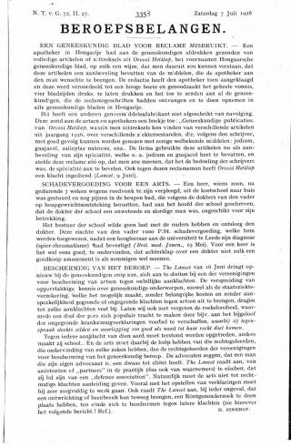 Eerste pagina van het artikel zoals het is gepubliceerd in het tijdschrift