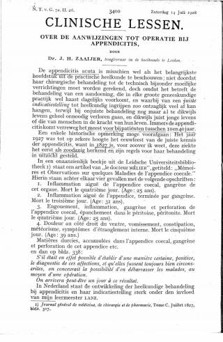 Eerste pagina van het artikel zoals het is gepubliceerd in het tijdschrift