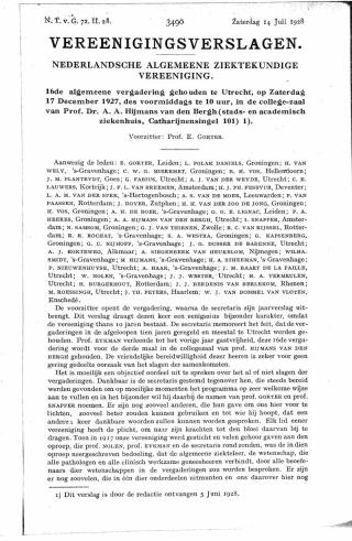 Eerste pagina van het artikel zoals het is gepubliceerd in het tijdschrift