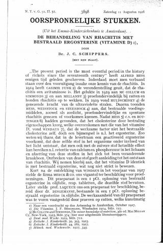 Eerste pagina van het artikel zoals het is gepubliceerd in het tijdschrift