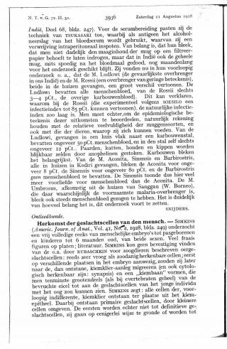 Eerste pagina van het artikel zoals het is gepubliceerd in het tijdschrift