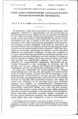 Eerste pagina van het artikel zoals het is gepubliceerd in het tijdschrift