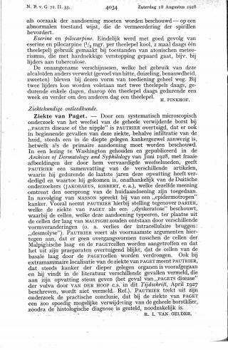 Eerste pagina van het artikel zoals het is gepubliceerd in het tijdschrift