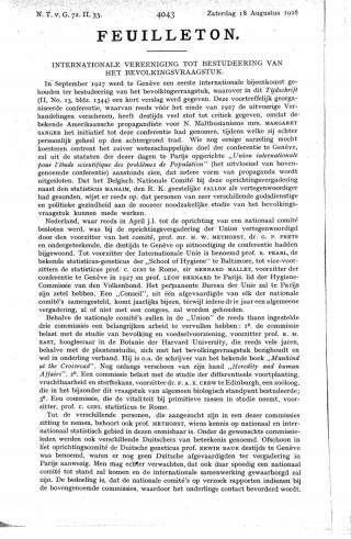 Eerste pagina van het artikel zoals het is gepubliceerd in het tijdschrift