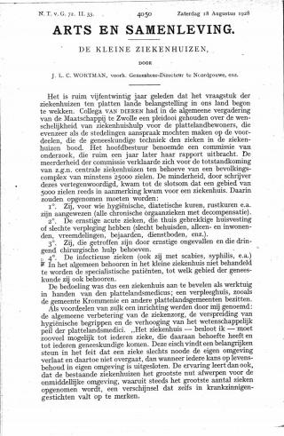 Eerste pagina van het artikel zoals het is gepubliceerd in het tijdschrift