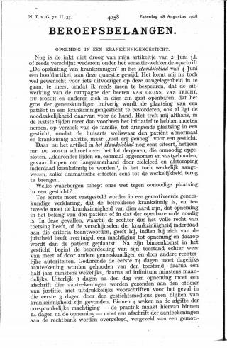 Eerste pagina van het artikel zoals het is gepubliceerd in het tijdschrift