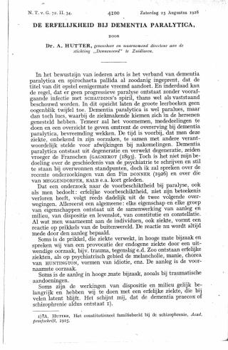 Eerste pagina van het artikel zoals het is gepubliceerd in het tijdschrift