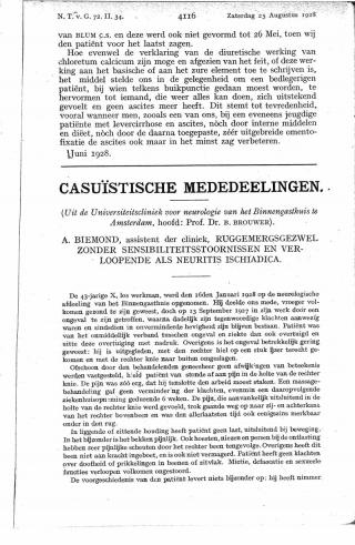 Eerste pagina van het artikel zoals het is gepubliceerd in het tijdschrift