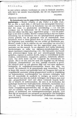 Eerste pagina van het artikel zoals het is gepubliceerd in het tijdschrift