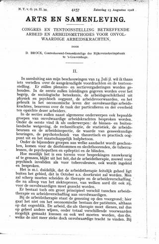 Eerste pagina van het artikel zoals het is gepubliceerd in het tijdschrift