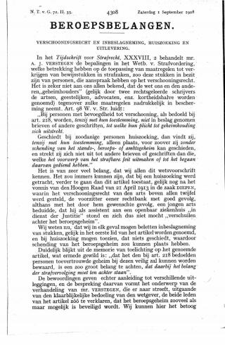 Eerste pagina van het artikel zoals het is gepubliceerd in het tijdschrift