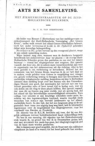 Eerste pagina van het artikel zoals het is gepubliceerd in het tijdschrift