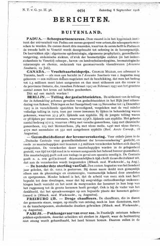 Eerste pagina van het artikel zoals het is gepubliceerd in het tijdschrift