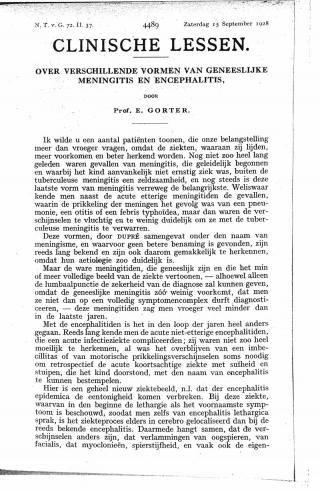 Eerste pagina van het artikel zoals het is gepubliceerd in het tijdschrift