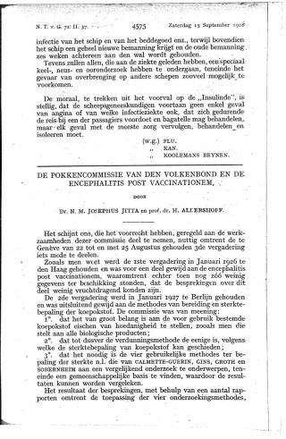 Eerste pagina van het artikel zoals het is gepubliceerd in het tijdschrift