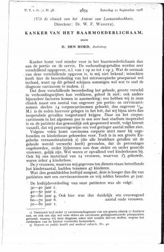 Eerste pagina van het artikel zoals het is gepubliceerd in het tijdschrift