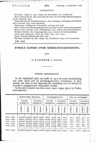 Eerste pagina van het artikel zoals het is gepubliceerd in het tijdschrift