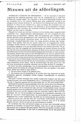 Eerste pagina van het artikel zoals het is gepubliceerd in het tijdschrift