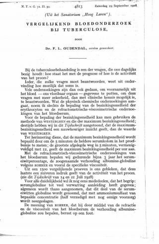 Eerste pagina van het artikel zoals het is gepubliceerd in het tijdschrift