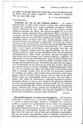 Eerste pagina van het artikel zoals het is gepubliceerd in het tijdschrift