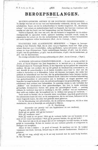 Eerste pagina van het artikel zoals het is gepubliceerd in het tijdschrift