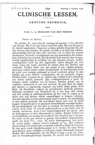 Eerste pagina van het artikel zoals het is gepubliceerd in het tijdschrift