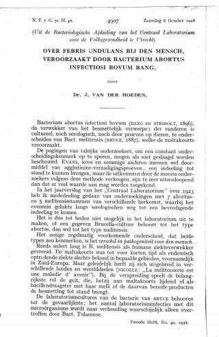 Eerste pagina van het artikel zoals het is gepubliceerd in het tijdschrift