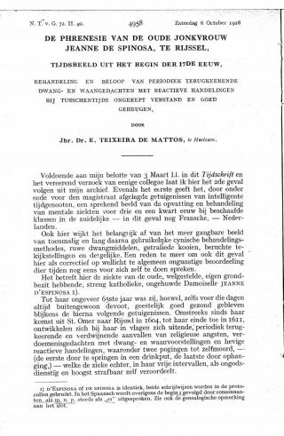 Eerste pagina van het artikel zoals het is gepubliceerd in het tijdschrift