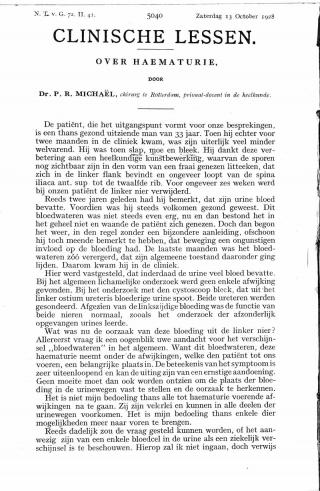 Eerste pagina van het artikel zoals het is gepubliceerd in het tijdschrift