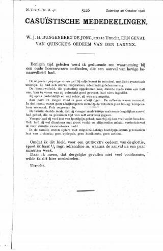 Eerste pagina van het artikel zoals het is gepubliceerd in het tijdschrift