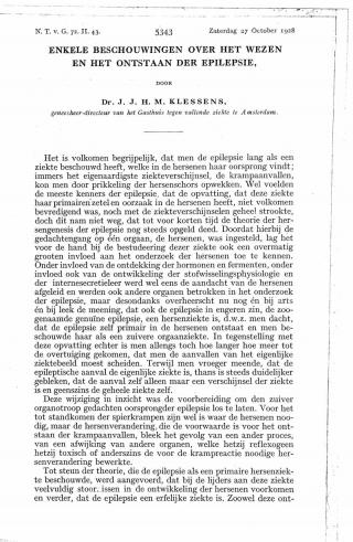 Eerste pagina van het artikel zoals het is gepubliceerd in het tijdschrift