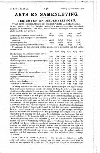 Eerste pagina van het artikel zoals het is gepubliceerd in het tijdschrift