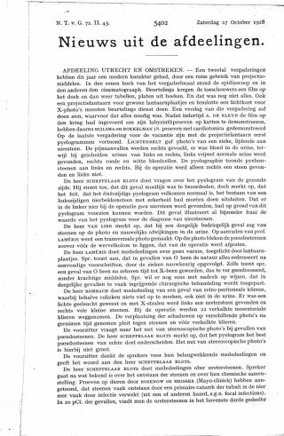 Eerste pagina van het artikel zoals het is gepubliceerd in het tijdschrift