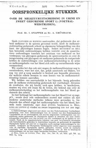 Eerste pagina van het artikel zoals het is gepubliceerd in het tijdschrift