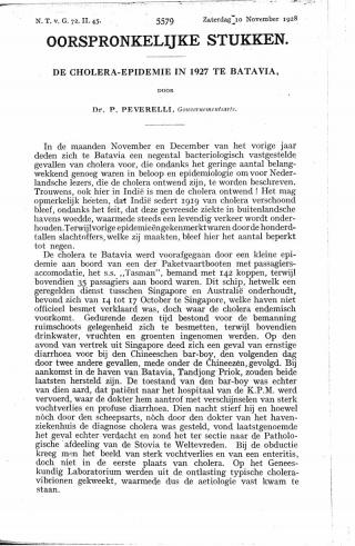 Eerste pagina van het artikel zoals het is gepubliceerd in het tijdschrift