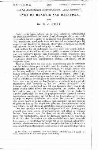 Eerste pagina van het artikel zoals het is gepubliceerd in het tijdschrift