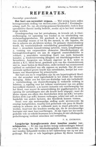 Eerste pagina van het artikel zoals het is gepubliceerd in het tijdschrift