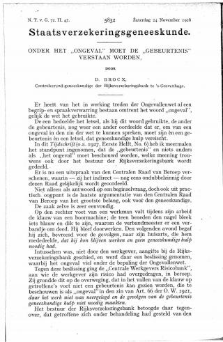 Eerste pagina van het artikel zoals het is gepubliceerd in het tijdschrift