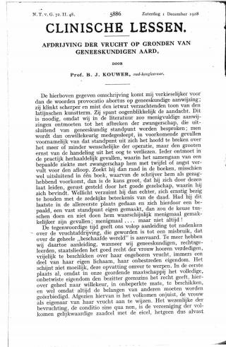 Eerste pagina van het artikel zoals het is gepubliceerd in het tijdschrift