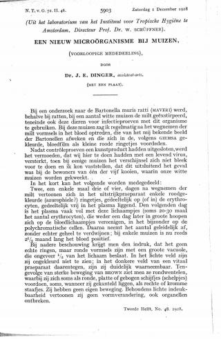 Eerste pagina van het artikel zoals het is gepubliceerd in het tijdschrift