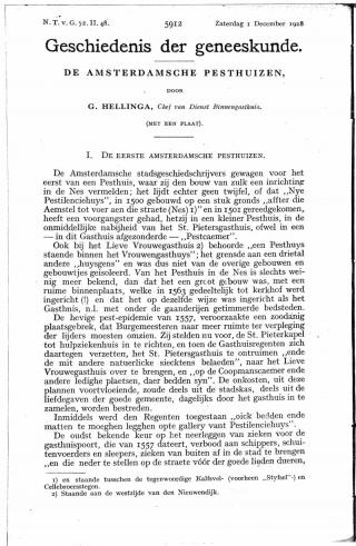 Eerste pagina van het artikel zoals het is gepubliceerd in het tijdschrift