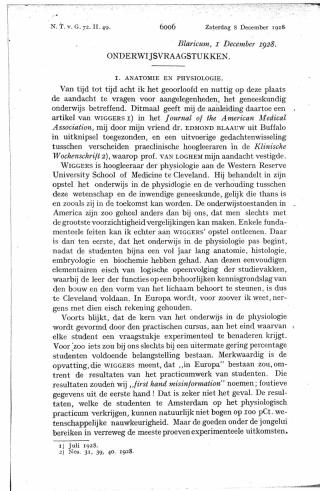 Eerste pagina van het artikel zoals het is gepubliceerd in het tijdschrift