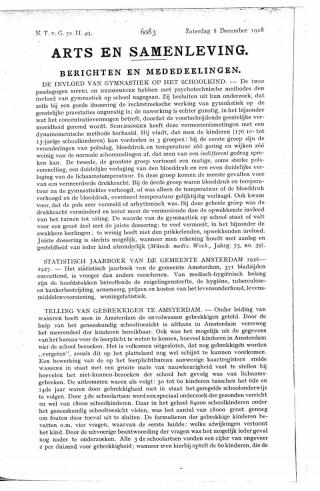 Eerste pagina van het artikel zoals het is gepubliceerd in het tijdschrift