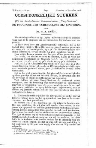 Eerste pagina van het artikel zoals het is gepubliceerd in het tijdschrift