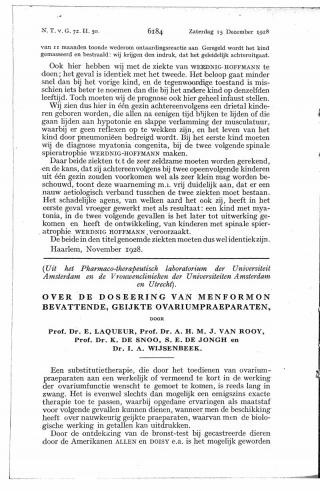 Eerste pagina van het artikel zoals het is gepubliceerd in het tijdschrift