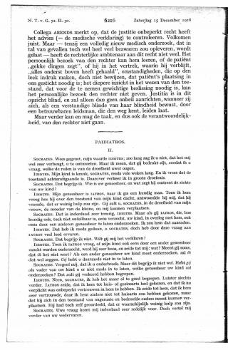 Eerste pagina van het artikel zoals het is gepubliceerd in het tijdschrift